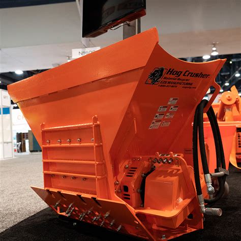 skid steer concrete crusher rental|skid steer mounted concrete crusher.